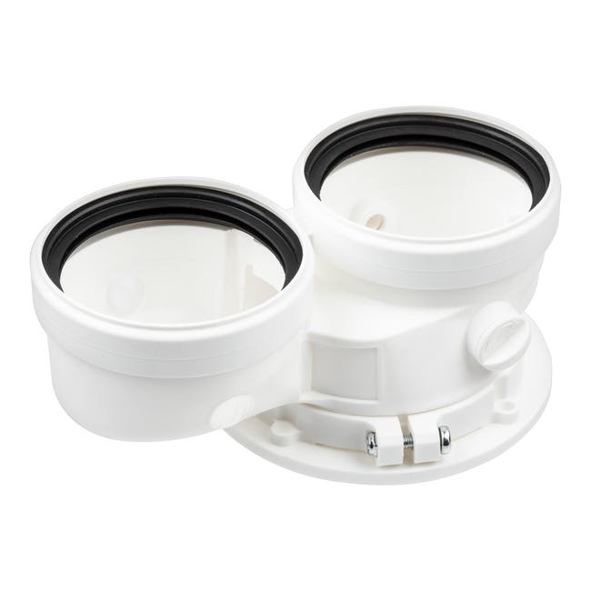 ADAPTADOR BIFLUJO Ø80MM FERROLI/MANAUT CONDENSACIÓN - 1