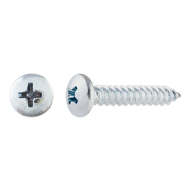TORNILLOS ROSCA PARA METAL CINCADOS 4,8X25MM. 250UDS