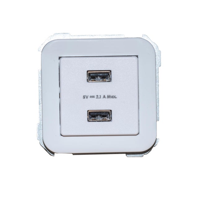 TOMA USB SERIE SIMON 31 BLANCO