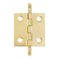 BISAGRA HIERRO 45 X 35  MM. CON REMATE LATONADA. 4 UDS - 1