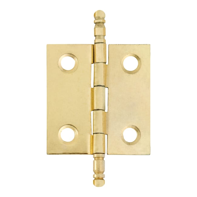 BISAGRA HIERRO 45 X 35  MM. CON REMATE LATONADA. 4 UDS - 1