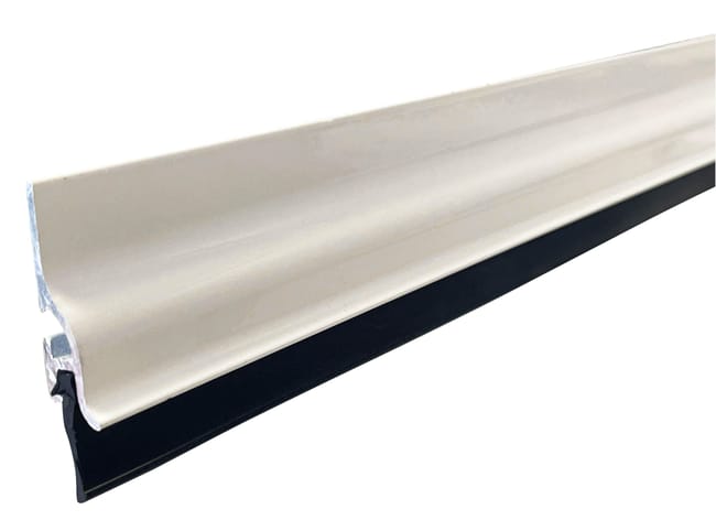 BURLETE AUTOADHESIVO PUERTA BLANCA 1,05M ALUMINIO EXTERIOR BURCASA - 1