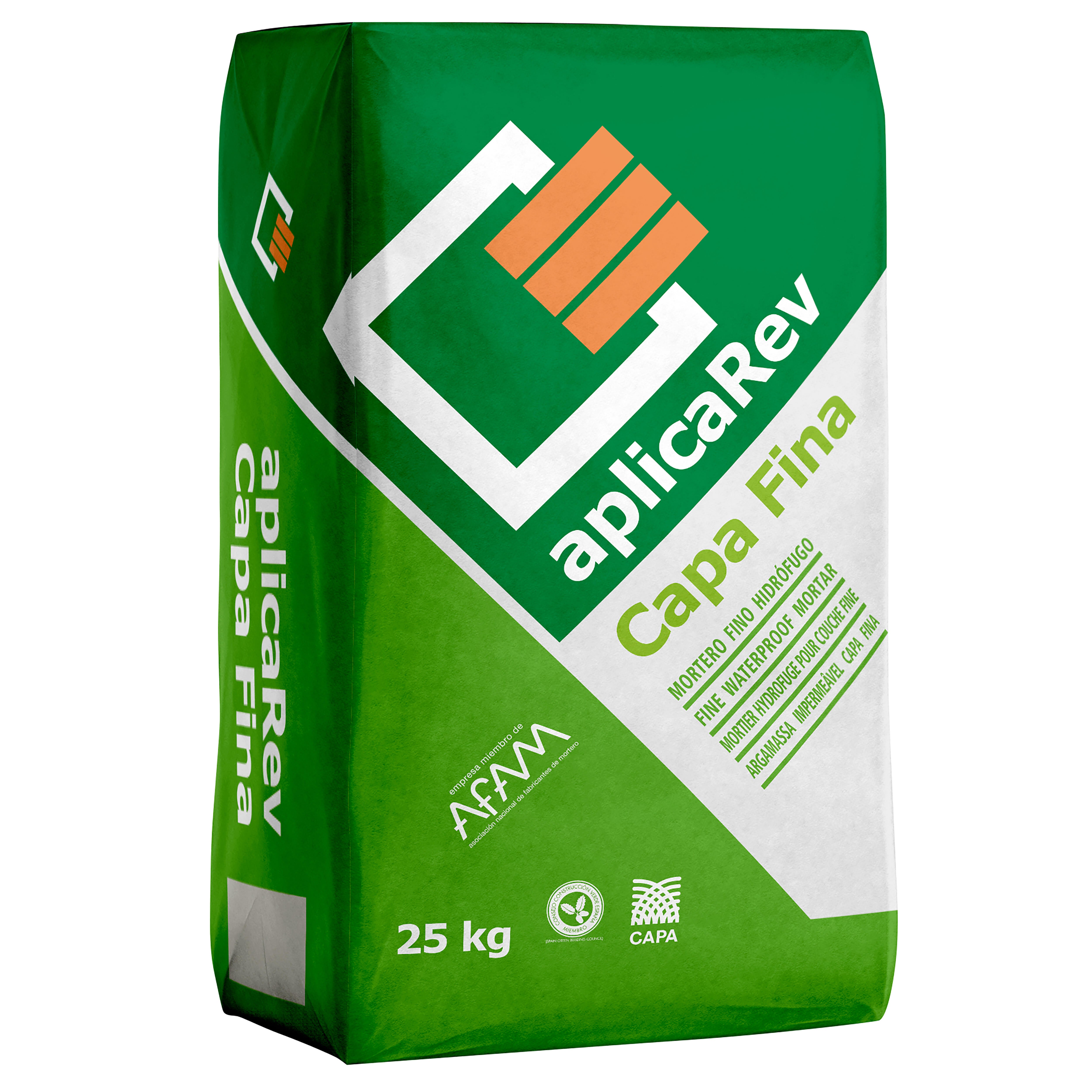 MORTERO DE REVOCO EN CAPA FINA APLICA REV FINO 25 KG BLANCO | Obramat