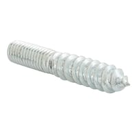 ESPARRAGO DOBLE ROSCA MADERA METRICA  8 X 60  MM. 10 UDS. - 1