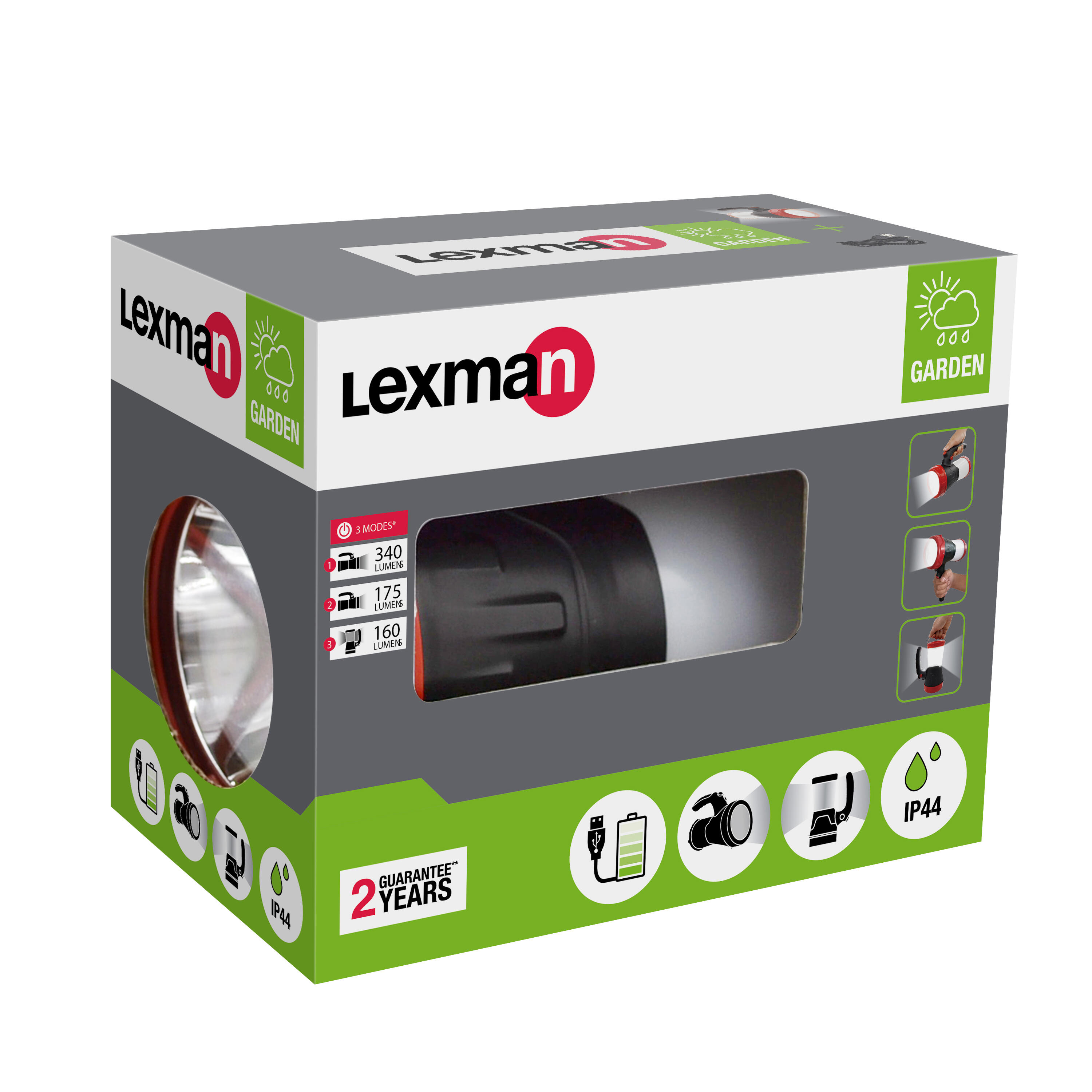 Latarka szperacz USB LEXMAN - 13