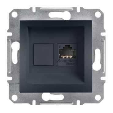 TOMA RED RJ45 SERIE ASFORA ANTRACITA - 1