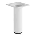 PATA MUEBLE ACERO REDONDA 100MM 30MM BLANCA. - 1