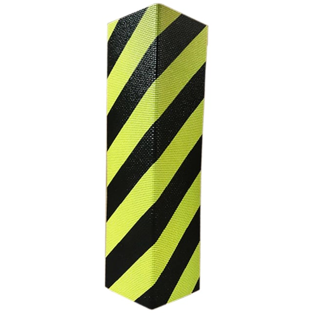 PROTECTOR DE ESPUMA PARA VEHICULOS EN GARAJES ANGULAR NEGRO Y AMARILLO