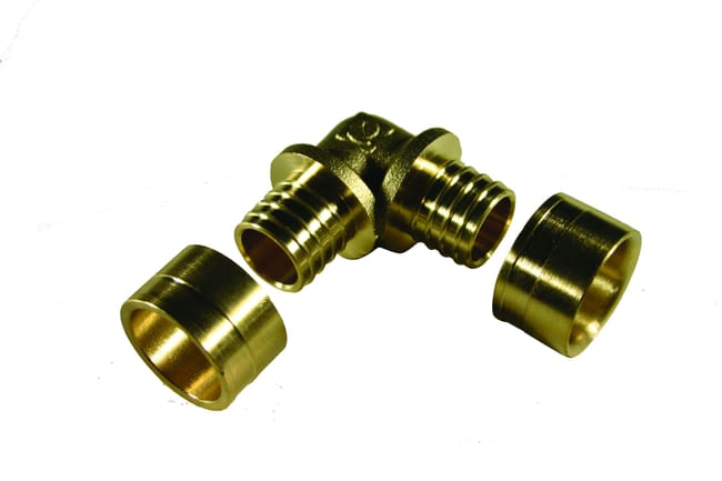 CODO 90º 16MM CASQUILLO CORREDIZO PEX-A - 1