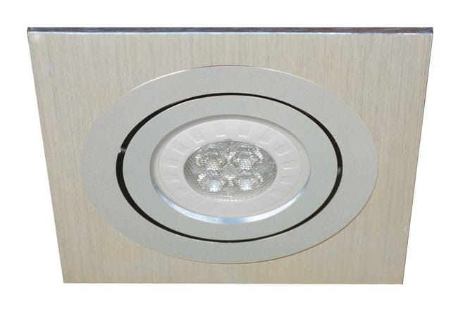 ARO DE EMPOTRAR ALUMINIO 92 X 92 MM BASCULANTE BLANCO - 1