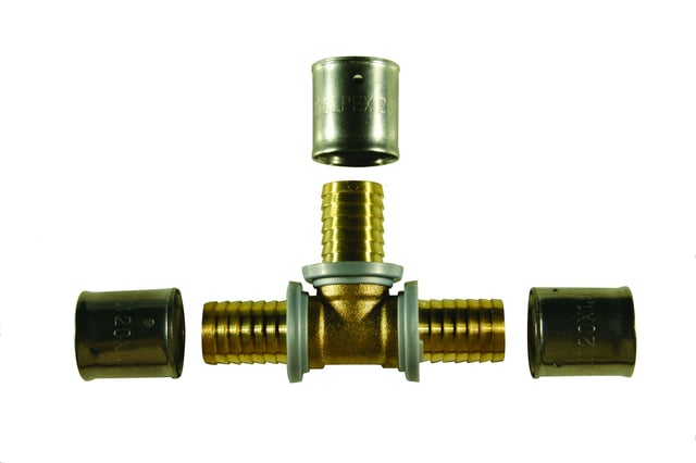 TE 20MM PEX-PERT PRESS FITTING
