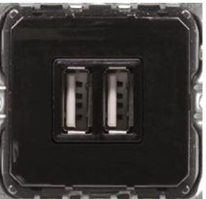 TOMA USB DOBLE SERIE SKY - 1