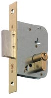 CERRADURA EMBUTIR PUERTA DE MADERA 50  MM. 1612 LATONADO MCM - 1