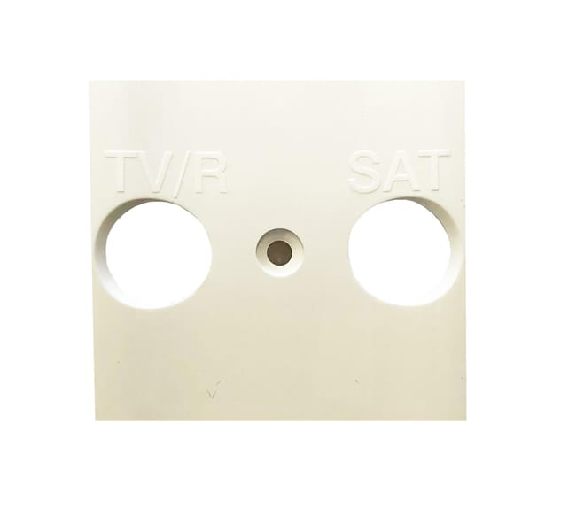 FRONTAL TV-R-SAT ANCHO LUNA BLANCO - 1