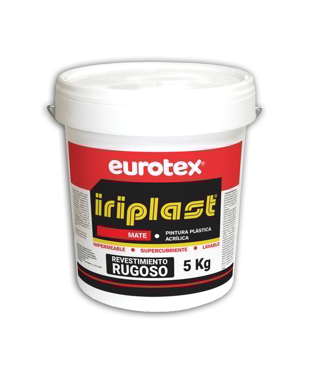 REVESTIMIENTO FACHADA RUGOSO IRIPLAST 5KG BLANCO