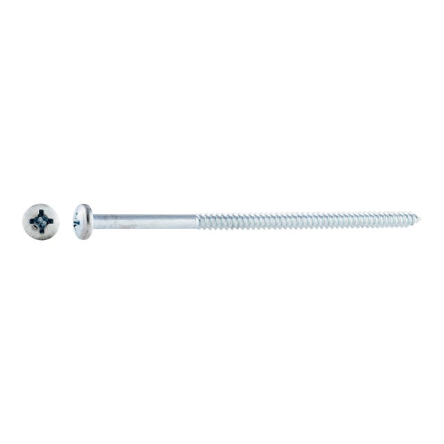TORNILLOS PARA METAL CON CABEZA ALOMADA CINCADOS 4,8X100MM. 100UDS