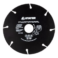 DISCO AMOLADORA CORTE MULTIMATERIAL 125MM STAYER - 1