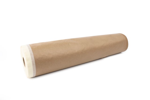 ROLLO PAPEL CON CINTA RECICLADO 45CM X 45M