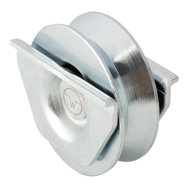 RUEDA PUERTA CORREDERA  80MM  SOPORTE PARA SOLDAR PARA PERFIL U 20 MM