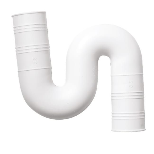 SIFON FREGADERO CURVO FLEXIBLE 1 1/4