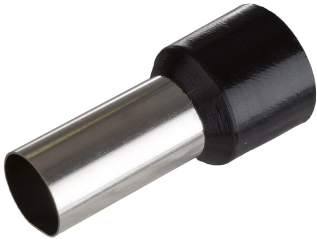 50 UD PUNTERA HUECA NEGRO 25/16 MM