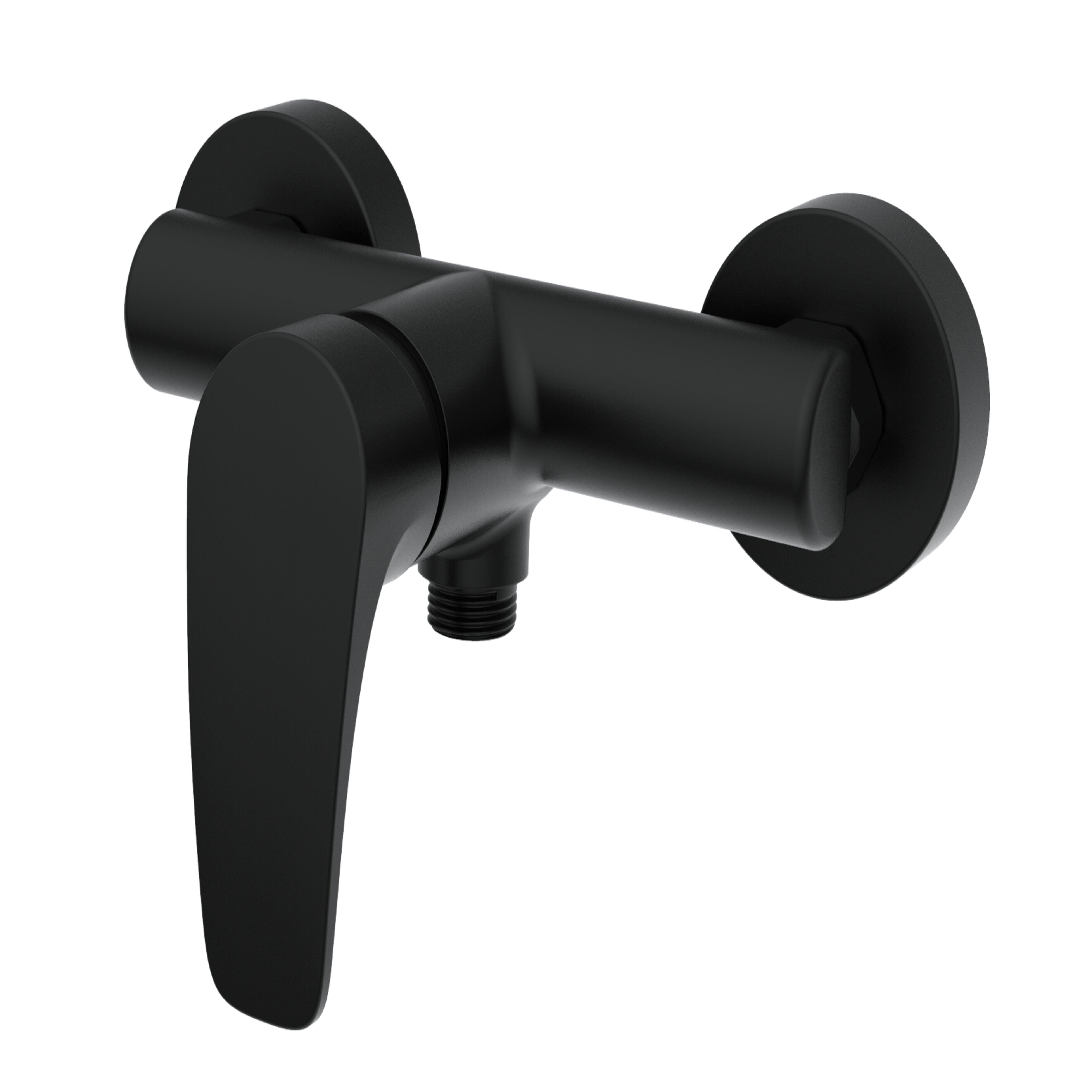 GRIFO DE DUCHA MONOMANDO PONDS NEGRO Obramat