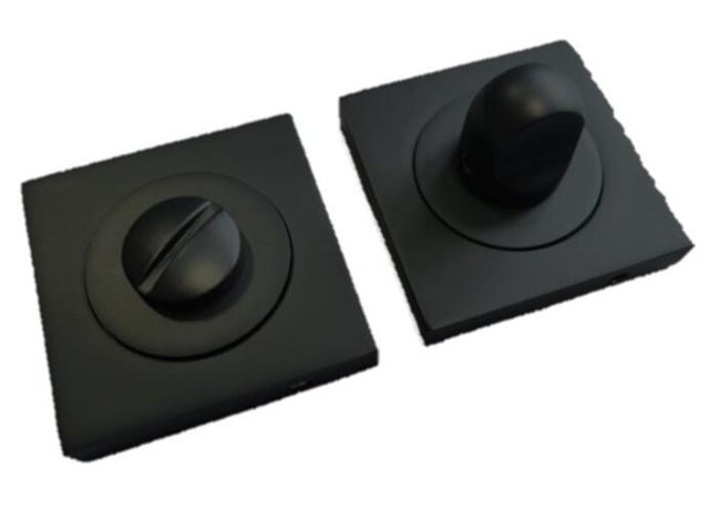 CONDENA/DESCONDENA CUADRADA ALUMINIO 50 MM NEGRO 