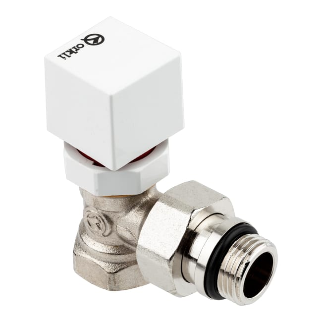 VÁLVULA TERMOSTÁTICA DOBLE REGLAJE ESCUADRA HEMBRA Ø 1/2