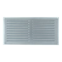 REJILLA DE VENTILACION CON MOSQUITERA SOBREPONER ALUMINIO BLANCO 15 X 30 CM ESPESOR 0.8  MM - 1