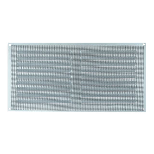 REJILLA DE VENTILACION CON MOSQUITERA SOBREPONER ALUMINIO BLANCO 15 X 30 CM ESPESOR 0.8  MM