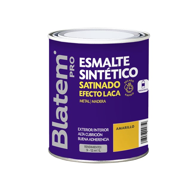 ESMALTE SINTETICO SATINADO 750ML AMARILLO REAL