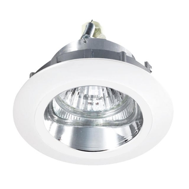 FOCO EMPOTRAR ALUMINIO Ø 94MM FIJO BLANCO