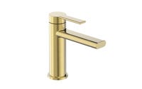 GRIFO LAVABO MONOMANDO RONDO PVD ORO CEPILLADO - 1
