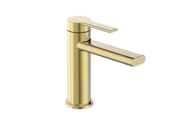 GRIFO LAVABO MONOMANDO RONDO PVD ORO CEPILLADO