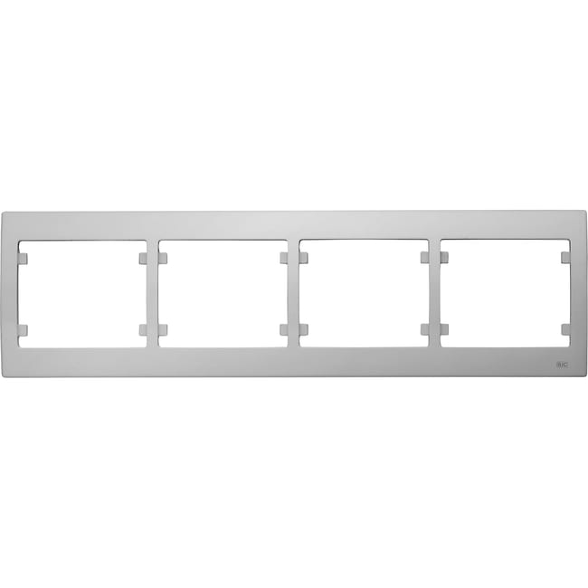 MARCO CUADRUPLE SERIE IRIS MERCURIO - 1