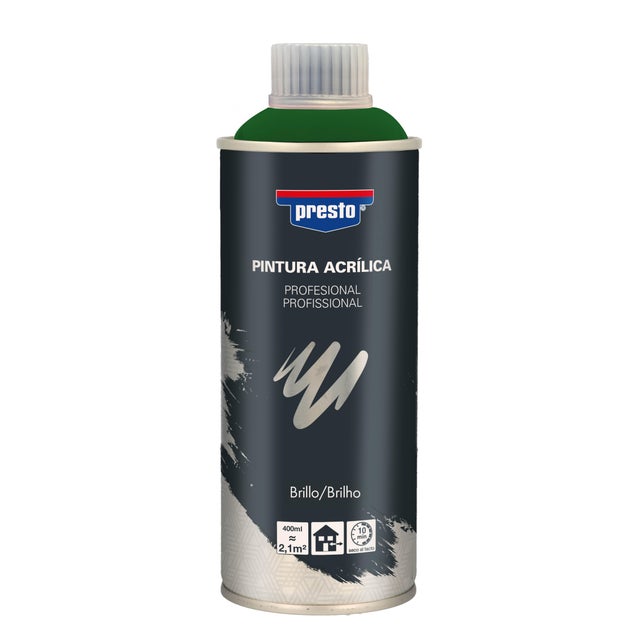 ESPRAY PINTURA BRILLANTE 400ML VERDE AMARILLO