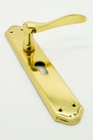 JUEGO DE MANILLA PLACA CON BOCALLAVE 47  MM LATON 2000 - 1