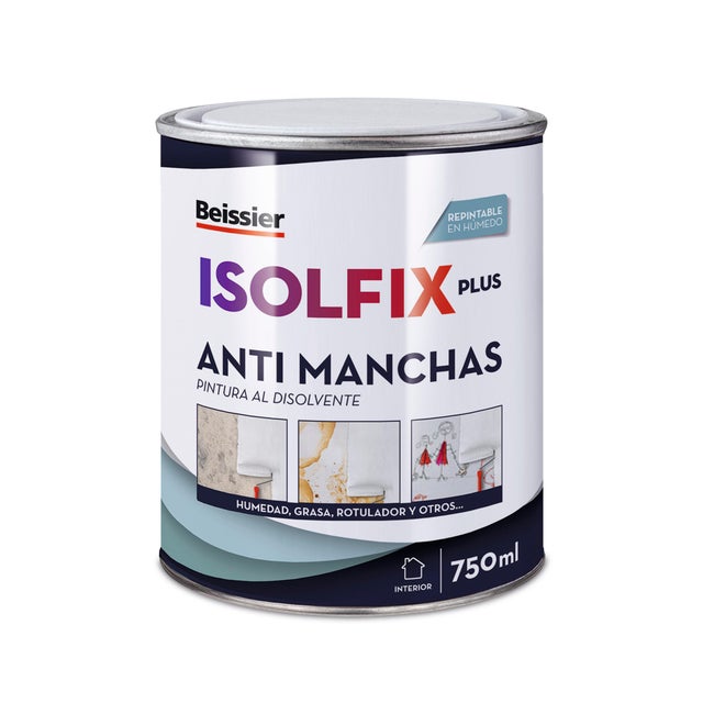 PINTURA QUITAMANCHAS AL DISOLVENTE ISOLFIX PLUS 750ML