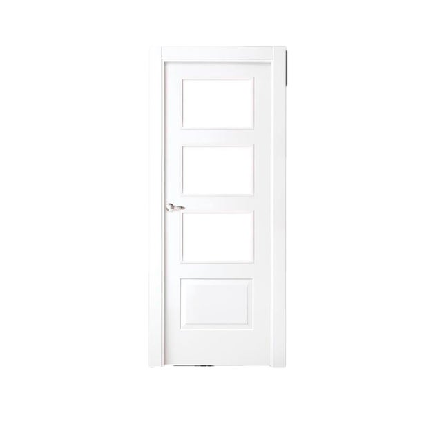 PUERTA ABATIBLE EN BLOCK LACADA BLANCA 62,5CM DERECHA