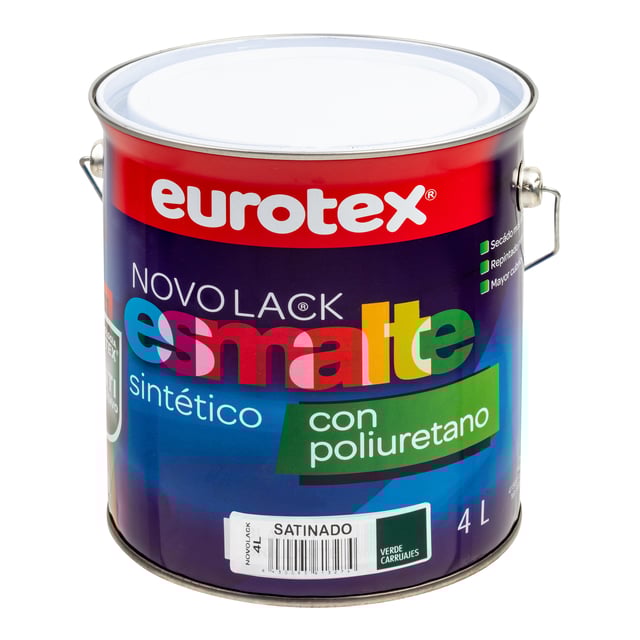 ESMALTE SINTÉTICO SATINADO NOVOLACK 4L VDE CARR