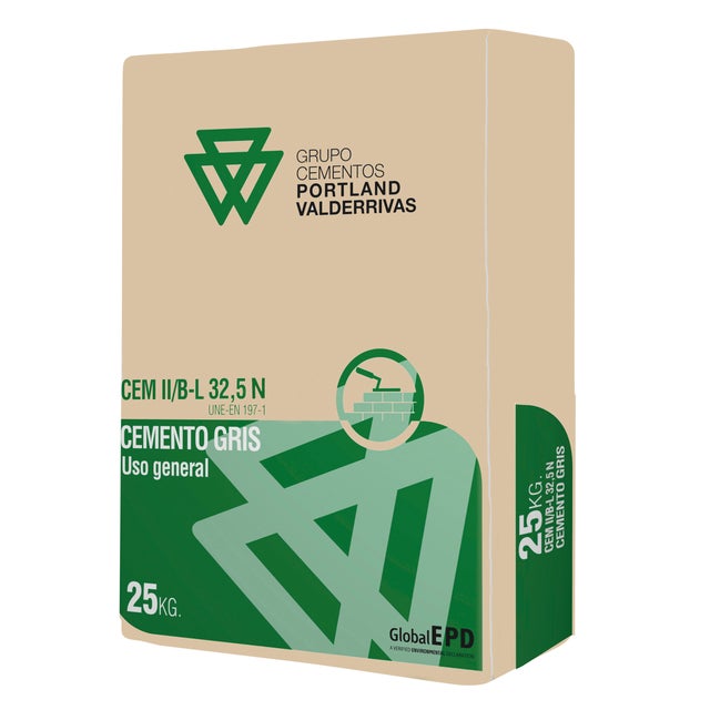 CEMENTO GRIS ALFA 32,5N 25 KG