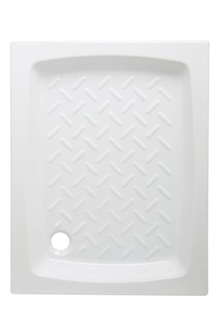 PLATO DE DUCHA CERAMICO RECTANGULAR BLANCO 70X100CM - 1