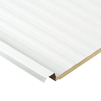 PANEL SÁNDWICH 3 GRECAS BLANCO/BLANCO 3 CM 6X1 M - 1