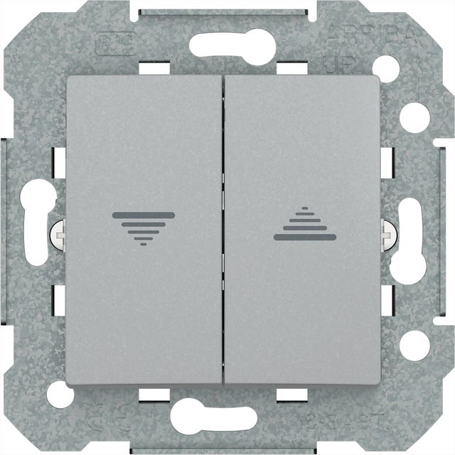 INTERRUPTOR PERSIANA SERIE VIVA PLATA