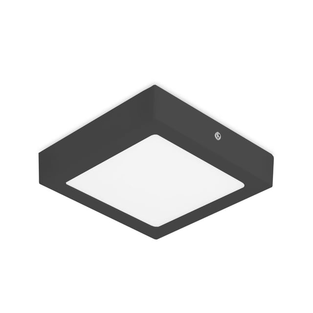 DOWNLIGHT SUPERFICIE CUADRADO NEGRO 24W CCT