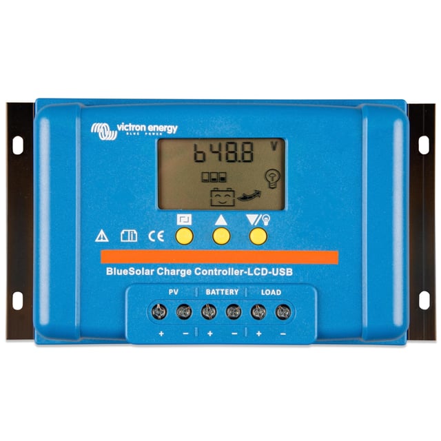 REGULADOR CARGA 12-24V PWM 30A LCD&USB VICTRON