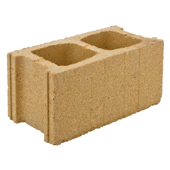 BLOQUE DE HORMIGÓN LISO ALBERO 39X19X19 CM - 1