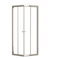 MAMPARA DE DUCHA RECTANGULAR CORREDERA CATANIA PRO 80X80CM CROMO - 2