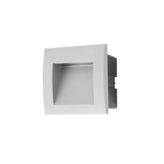 BALIZA LED EXTERIOR/INTERIOR EMPOTRABLE 1W GRIS IP65 LOW
