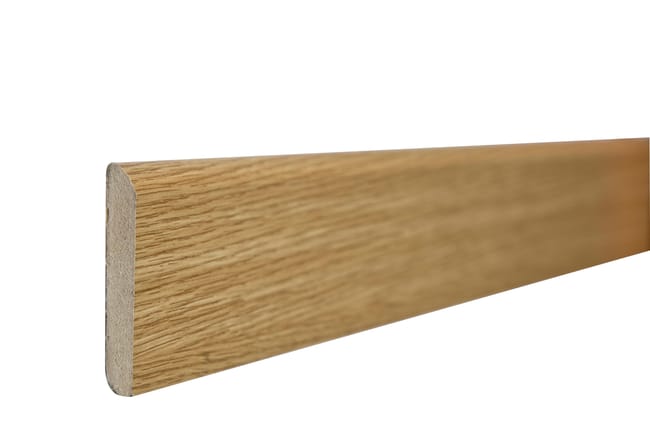 PACK 5 RODAPIES DM MELAMINA ROBLE 2200 X 90 X 15MM - 1